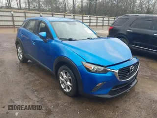 2016 Mazda CX-3 Sport with VIN JM1DKFB78G0129171, listed as a IAAI auction lot 41897952 with 131,768 mi miles. Bid and sale history available at carsss.com. Image 1.