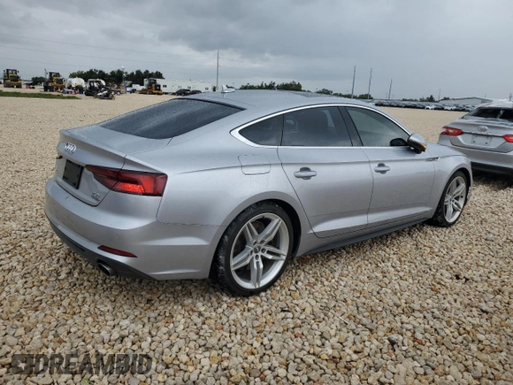 2018 Audi A5 Sportback Premium Plus with VIN WAUENCF59JA051095, listed as a Copart auction lot 73625583 with 66,170 mi miles. Bid and sale history available at carsss.com. Image 3.