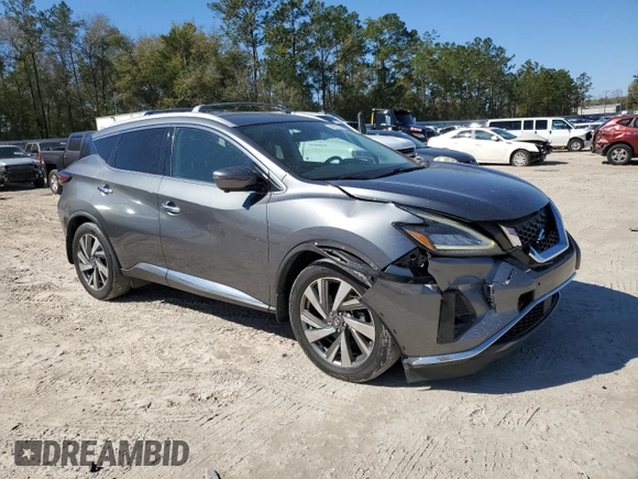 2019 Nissan Murano SL z VIN 5N1AZ2MJ5KN126770, wystawiony jako Copart lot #49575285 z przebiegiem 114 143 mil mil oraz Szkoda całkowita • Salvage title. Historia ofert i sprzedaży dostępna na DreamBid. Obrazek 4.