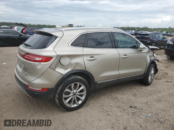 2015 Lincoln MKC with VIN 5LMCJ1A95FUJ42853, listed as a Copart auction lot 50466055 with 39,908 mi miles and Salvage Title. Bid and sale history available at DreamBid. Image 3.