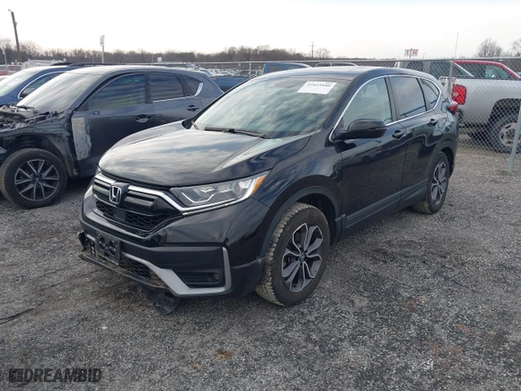2021 Honda CR-V EX with VIN 2HKRW2H57MH657842, listed as a IAAI auction lot 41623480 with 65,178 mi miles. Bid and sale history available at carsss.com. Image 20.