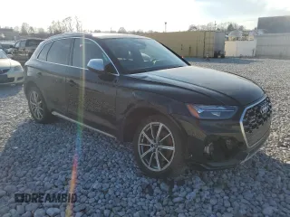 2021 Audi SQ5 Premium Plus with VIN WA1B4AFY3M2022417, listed as a Copart auction lot 40376364 with 37,831 mi miles and . Bid and sale history available at DreamBid. Image 4.
