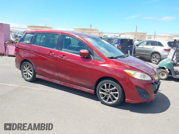 2012 Mazda 5 Touring with VIN JM1CW2CLXC0113181, listed as a IAAI auction lot 42653061 with 94,441 mi miles and . Bid and sale history available at DreamBid. Image 1.