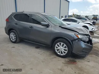 2017 Nissan Rogue S with VIN JN8AT2MT3HW382291, listed as a Copart auction lot 52705325 with 81,649 mi miles and Salvage Title. Bid and sale history available at carsss.com. Image 4.
