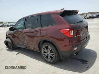 2021 Honda Passport EX-L with VIN 5FNYF7H50MB013526, listed as a Copart auction lot 65603644 with 44,745 mi miles and Salvage Title. Bid and sale history available at carsss.com. Image 2.