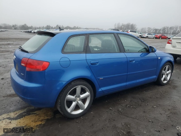 2008 Audi A3 with VIN WAUHF78P78A165574, listed as a Copart auction lot 84257064 with 127,282 mi miles and Salvage Title. Bid and sale history available at carsss.com. Image 3.