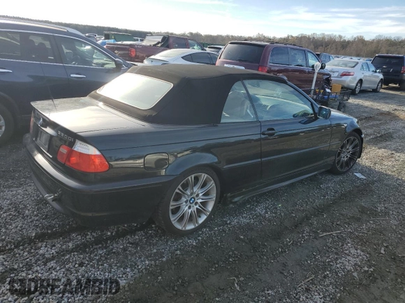 2005 BMW 3 Series 330Ci with VIN WBABW53425PL51250, listed as a Copart auction lot 80262864 with 117,125 mi miles and Salvage Title. Bid and sale history available at carsss.com. Image 3.