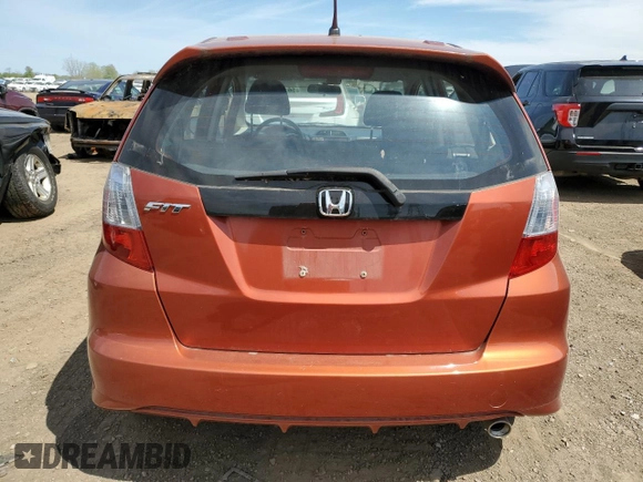 2012 Honda Fit Sport with VIN JHMGE8H54CC019571, listed as a Copart auction lot 56138305 with 52,504 mi miles and Clean Title. Bid and sale history available at DreamBid. Image 6.