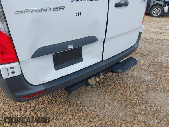 2023 Mercedes-Benz Sprinter Cargo with VIN W1Y4NCHY1PT126337, listed as a IAAI auction lot 41485671 with 93,627 mi miles. Bid and sale history available at carsss.com. Image 6.