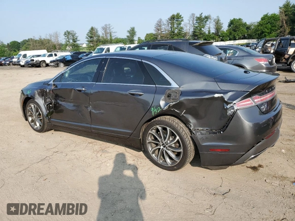 2019 Lincoln MKZ Reserve I with VIN 3LN6L5D91KR607417, listed as a Copart auction lot 59886935 with 56,399 mi miles and Salvage title. Bid and sale history available at DreamBid. Image 2.