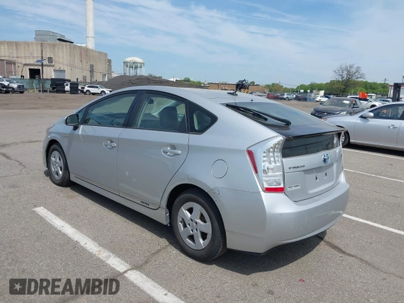 2011 Toyota Prius I with VIN JTDKN3DU9B1403223, listed as a IAAI auction lot 42171753 with 47,928 mi miles and . Bid and sale history available at DreamBid. Image 3.