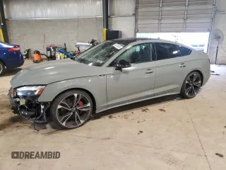 2021 Audi S5 Sportback Premium Plus z VIN WAUC4CF57MA043351, wystawiony jako Copart lot #58351495 z przebiegiem 24 693 mil mil oraz Szkoda całkowita • Salvage title. Historia ofert i sprzedaży dostępna na DreamBid. Obrazek 1.
