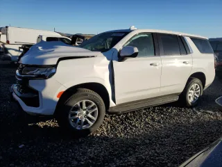 2024 Chevrolet Tahoe Commercial with VIN 1GNSKLED5RR201327, listed as a Copart auction lot 87490934 with 1,826 mi miles and Salvage Title. Bid and sale history available at carsss.com. Image 1.