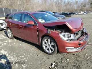 2016 Volvo V60 T5 Drive-E Premier with VIN YV140MEK5G1294075, listed as a Copart auction lot 43896835 with 53,055 mi miles and Salvage Title. Bid and sale history available at carsss.com. Image 4.