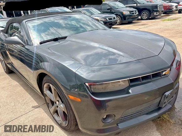 2014 Chevrolet Camaro LT with VIN 2G1FC3D39E9320740, listed as a Copart auction lot 65008625 with 150,778 mi miles and Clean title. Bid and sale history available at DreamBid. Image 1.