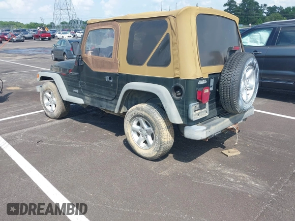 1998 Jeep Wrangler SE with VIN 1J4FY29P8WP793427, listed as a IAAI auction lot 42546515 with 145,388 mi miles and . Bid and sale history available at DreamBid. Image 3.