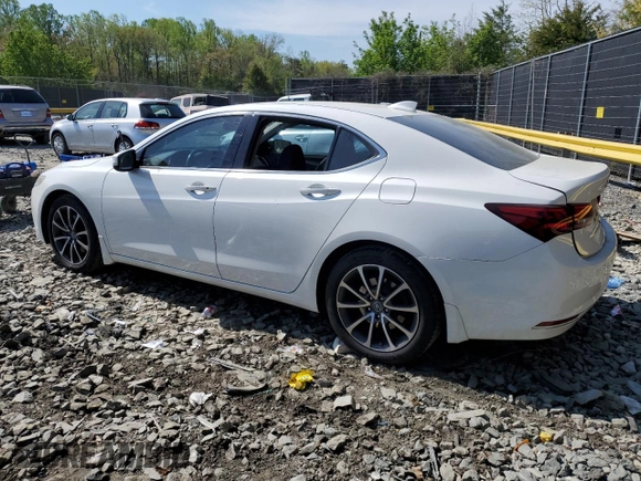 2015 Acura TLX V6 Advance with VIN 19UUB2F77FA014090, listed as a Copart auction lot 53686835 with 194,533 mi miles and Salvage Title. Bid and sale history available at carsss.com. Image 2.