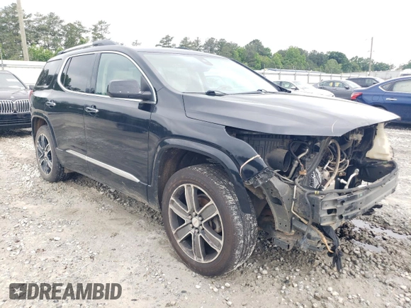 2017 GMC Acadia Denali with VIN 1GKKNPLSXHZ191227, listed as a Copart auction lot 55294825 with 169,339 mi miles and Salvage title. Bid and sale history available at DreamBid. Image 4.