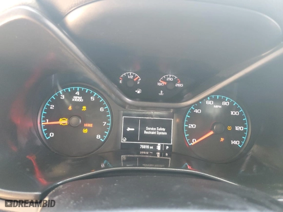 2018 Chevrolet Colorado 2WD Work Truck with VIN 1GCHSBEA6J1299242, listed as a Copart auction lot 50182555 with 76,816 mi miles and Salvage Title. Bid and sale history available at carsss.com. Image 9.