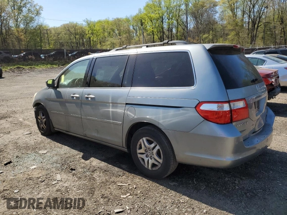 2007 Honda Odyssey EX-L with VIN 5FNRL386X7B056046, listed as a Copart auction lot 53665495 with Not Provided miles and Salvage Title. Bid and sale history available at DreamBid. Image 2.