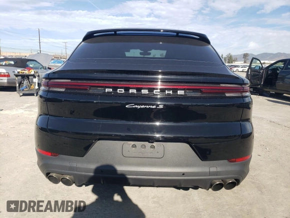 2024 Porsche Cayenne S with VIN WP1BL2AY8RDA60824, listed as a Copart auction lot 46112105 with 24,957 mi miles and Salvage title. Bid and sale history available at DreamBid. Image 6.
