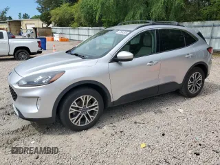 2020 Ford Escape SEL z VIN 1FMCU9H66LUB44403, wystawiony jako Copart lot #57934925 z przebiegiem Nie podano mil oraz Szkoda całkowita • Salvage title. Historia ofert i sprzedaży dostępna na DreamBid. Obrazek 1.