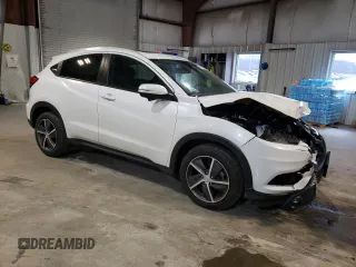 2022 Honda HR-V EX-L with VIN 3CZRU6H76NM736228, listed as a Copart auction lot 49910815 with 18,211 mi miles and Salvage Title. Bid and sale history available at carsss.com. Image 4.