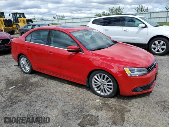 2013 Volkswagen Jetta TDI w/Premium with VIN 3VW3L7AJ5DM251889, listed as a Copart auction lot 55363875 with Not provided miles and Non repairable. Bid and sale history available at DreamBid. Image 4.