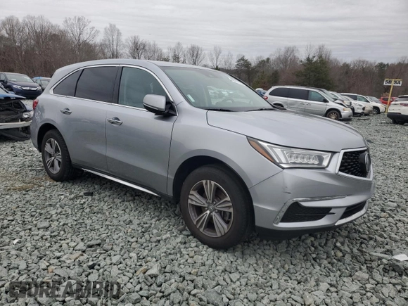 2019 Acura MDX with VIN 5J8YD3H37KL003858, listed as a Copart auction lot 88887355 with 101,879 mi miles and Salvage Title. Bid and sale history available at carsss.com. Image 4.
