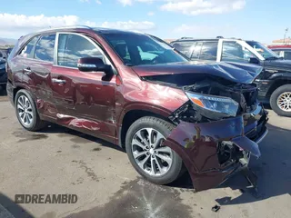 2015 Kia Sorento SX z VIN 5XYKW4A73FG653323, wystawiony jako IAAI lot #41722519 z przebiegiem 111 151 mil mil oraz . Historia ofert i sprzedaży dostępna na DreamBid. Obrazek 1.