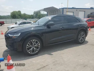 2022 Audi Q8 Premium z VIN WA1AVBF16ND009281, wystawiony jako Copart lot #59375425 z przebiegiem 23 912 mil mil oraz Szkoda całkowita • Salvage title. Historia ofert i sprzedaży dostępna na DreamBid. Obrazek 1.