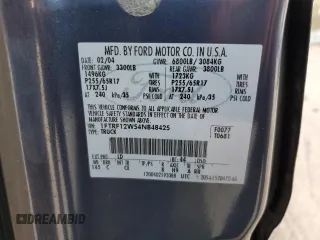2004 Ford F-150 XL z VIN 1FTRF12W54NB48425, wystawiony jako Copart lot #53709745 z przebiegiem 104 456 mil mil oraz Szkody całkowita. Historia ofert i sprzedaży dostępna na DreamBid. Obrazek 12.