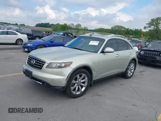 2007 Infiniti FX with VIN JNRAS08W77X205825, listed as a IAAI auction lot 42355789 with 146,275 mi miles and . Bid and sale history available at DreamBid. Image 2.