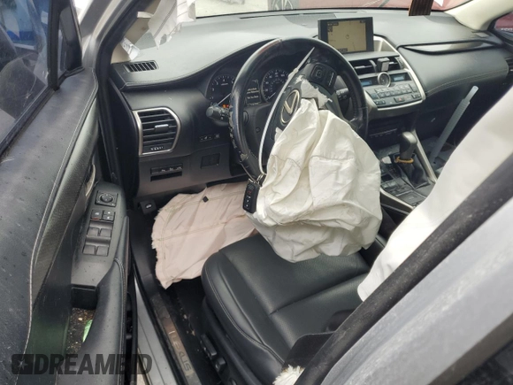 2017 Lexus NX 200t with VIN JTJYARBZ5H2083356, listed as a Copart auction lot 58215245 with 126,290 mi miles and Salvage title. Bid and sale history available at DreamBid. Image 8.