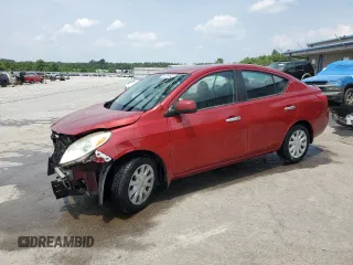 2012 Nissan Versa SV with VIN 3N1CN7APXCL867497, listed as a Copart auction lot 59039645 with 168,270 mi miles and Salvage title. Bid and sale history available at DreamBid. Image 1.
