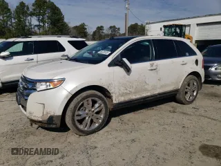 2012 Ford Edge Limited with VIN 2FMDK4KC6CBA47932, listed as a Copart auction lot 46429135 with 165,375 mi miles and Salvage Title. Bid and sale history available at carsss.com. Image 1.