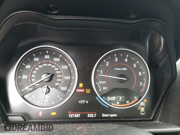 2017 BMW 2 Series 230i with VIN WBA2F9C34HV983861, listed as a Copart auction lot 55529702 with 127,487 mi miles. Bid and sale history available at carsss.com. Image 8.