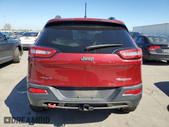 2016 Jeep Cherokee Trailhawk z VIN 1C4PJMBS0GW306317, wystawiony jako Copart lot #50572995 z przebiegiem Nie podano mil oraz Nie do naprawy • Non repairable. Historia ofert i sprzedaży dostępna na DreamBid. Obrazek 6.