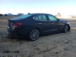 2021 Genesis G70 2.0T with VIN KMTG64LA6MU073463, listed as a Copart auction lot 76839984 with 43,451 mi miles and Salvage Title. Bid and sale history available at carsss.com. Image 3.