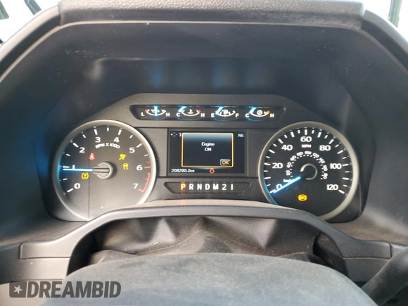 2015 Ford F-150 XL with VIN 1FTEW1CG5FKD43418, listed as a Copart auction lot 44239165 with 208,295 mi miles and Salvage title. Bid and sale history available at DreamBid. Image 9.