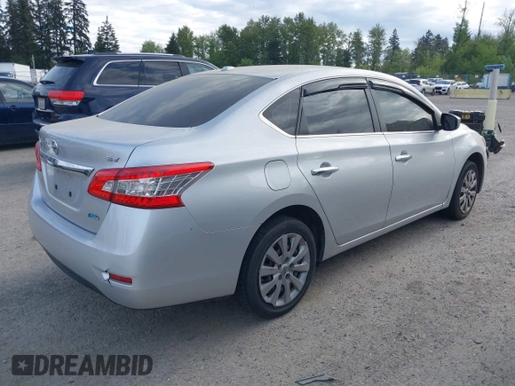 2014 Nissan Sentra SV with VIN 3N1AB7APXEY224802, listed as a IAAI auction lot 42215351 with 107,995 mi miles and . Bid and sale history available at DreamBid. Image 4.