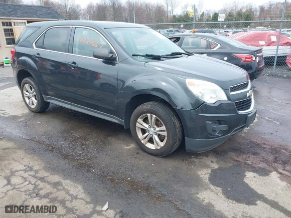 2013 Chevrolet Equinox LS with VIN 2GNALBEK1D6210905, listed as a IAAI auction lot 42027667 with 157,847 mi miles. Bid and sale history available at carsss.com. Image 1.