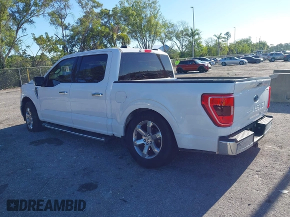 2023 Ford F-150 XL with VIN 1FTEW1CP1PKE62116, listed as a IAAI auction lot 41825434 with 27,908 mi miles. Bid and sale history available at carsss.com. Image 3.