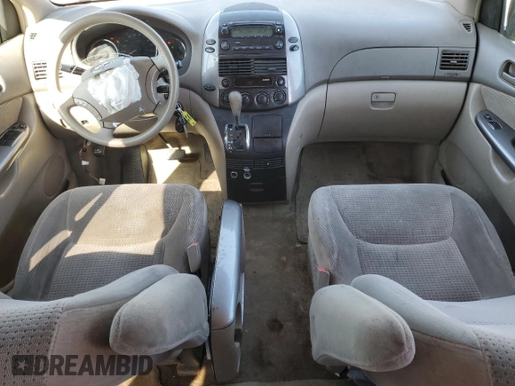 2006 Toyota Sienna CE with VIN 5TDZA23C66S463871, listed as a Copart auction lot 54743775 with 236,794 mi miles and Salvage Title. Bid and sale history available at DreamBid. Image 8.