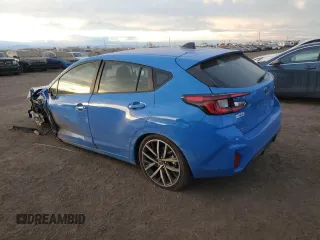 2024 Subaru Impreza Sport with VIN JF1GUAFCXR8398073, listed as a Copart auction lot 85135244 with 5,667 mi miles and Salvage Title. Bid and sale history available at carsss.com. Image 2.
