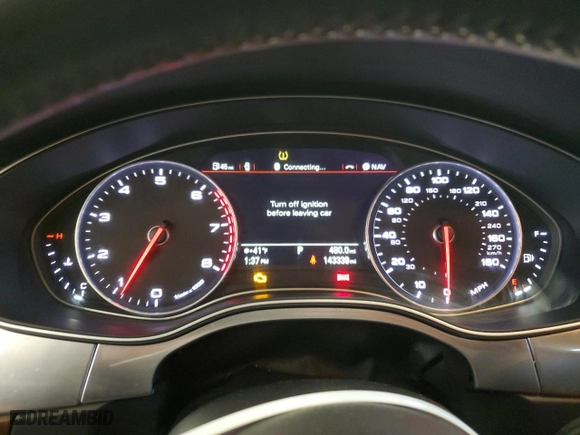 2015 Audi A6 2.0T Premium Plus with VIN WAUGFAFC6FN035977, listed as a Copart auction lot 52116885 with 143,339 mi miles and Salvage Title. Bid and sale history available at carsss.com. Image 9.