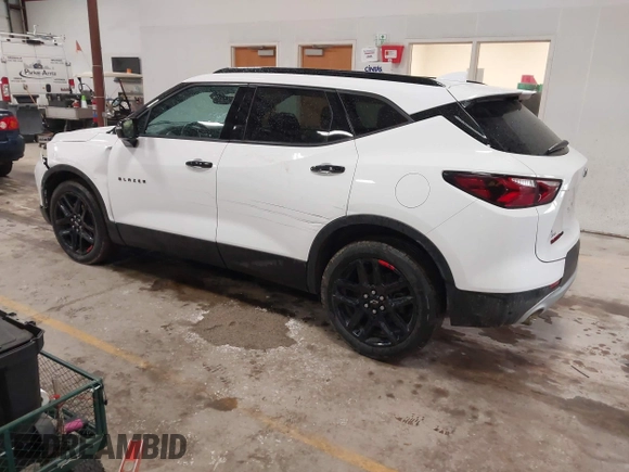 2022 Chevrolet Blazer LT with VIN 3GNKBJRS0NS180956, listed as a IAAI auction lot 41734343 with 66,226 mi miles and . Bid and sale history available at DreamBid. Image 3.