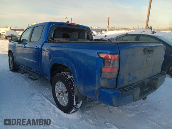 2024 Nissan Frontier SV with VIN 1N6ED1FKXRN650413, listed as a Copart auction lot 43301515 with 7,991 mi miles and Salvage title. Bid and sale history available at DreamBid. Image 2.