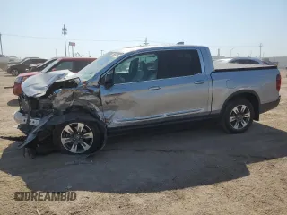 2019 Honda Ridgeline RTL-T z VIN 5FPYK3F6XKB036817, wystawiony jako Copart lot #55364265 z przebiegiem Nie podano mil oraz Szkoda całkowita • Salvage title. Historia ofert i sprzedaży dostępna na DreamBid. Obrazek 1.