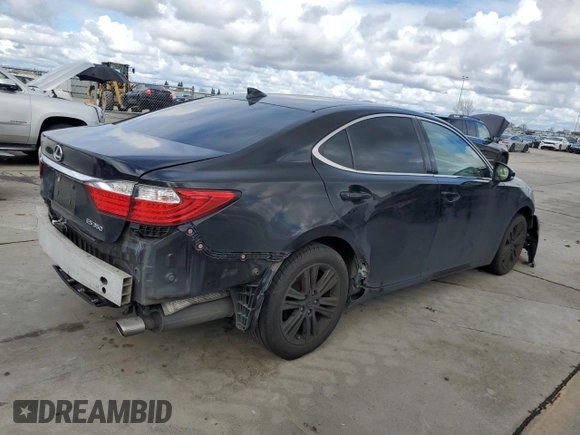 2015 Lexus ES with VIN JTHBK1GG4F2176427, listed as a Copart auction lot 49122895 with 179,569 mi miles and Salvage Title. Bid and sale history available at carsss.com. Image 3.